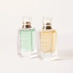 Yum Mini Duo Pistachio Gelato and Boujee Marshmallow mini bottles side by side on white