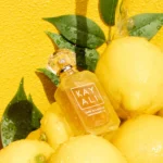 Vacay in a Bottle Capri in a Bottle Lemon Sugar | 14 bottle among lemons on a branch