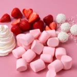 Yum Boujee Marshmallow | 81 bottle with strawberries, marshmallows and whipped cream